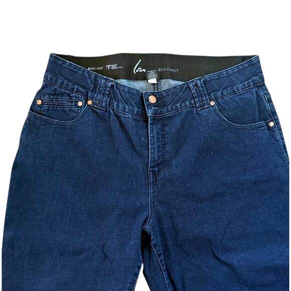 Lane Bryant Plus size 18 regular classic, boot cut. Dark wash, classic 4182 - Picture 3 of 9